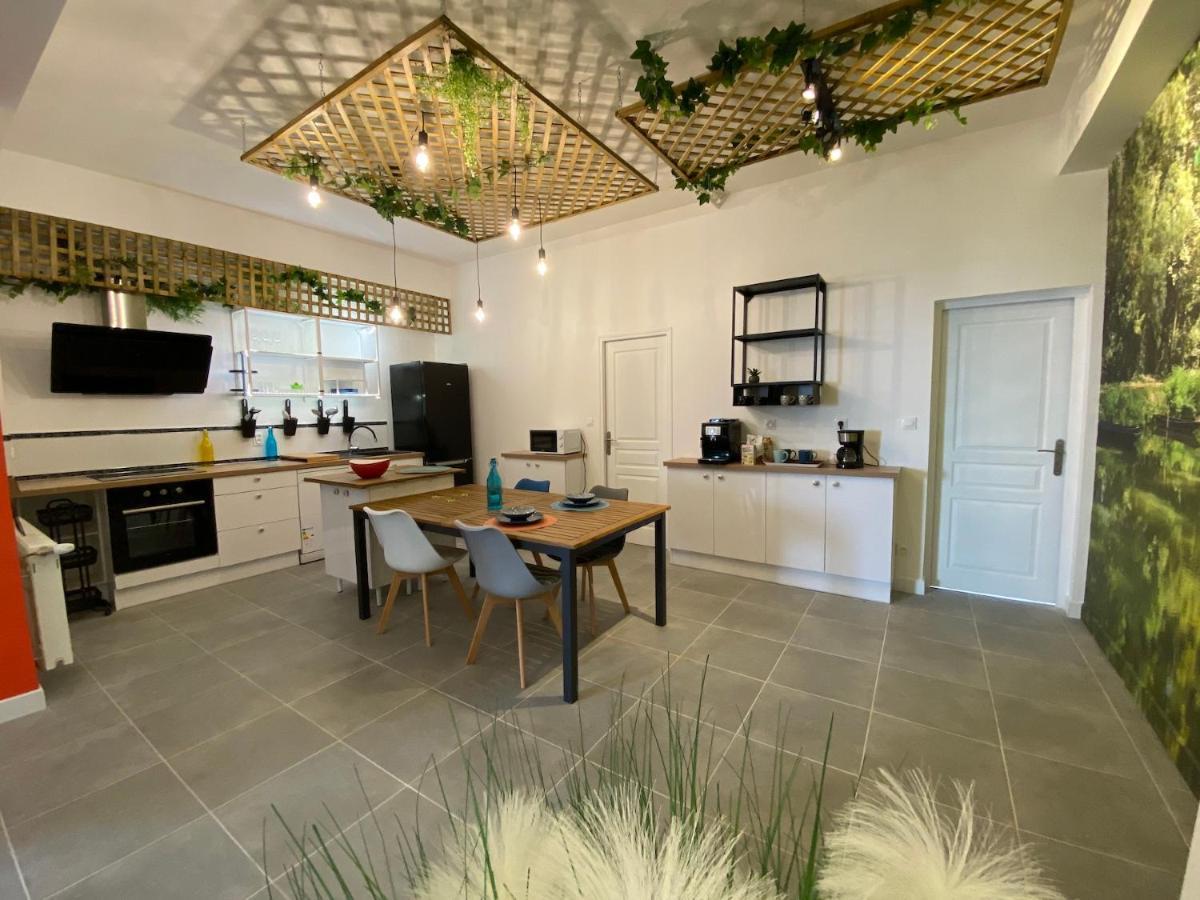La Maison D'Angelique - Colocation Hoteliere A 150M Gare Tgv- Grande Cuisine Equipee & Salon - Fibre - Netflix นีออร์ ภายนอก รูปภาพ