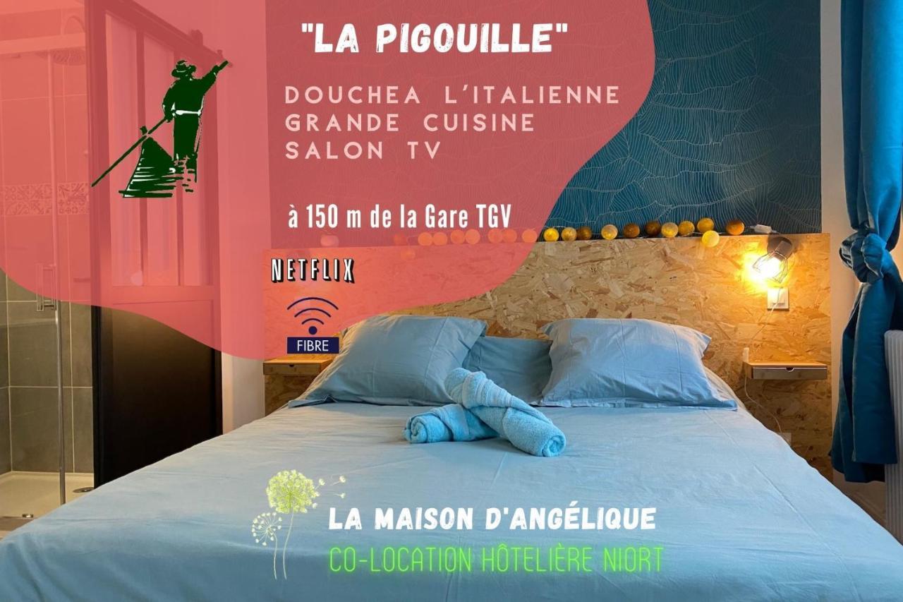 La Maison D'Angelique - Colocation Hoteliere A 150M Gare Tgv- Grande Cuisine Equipee & Salon - Fibre - Netflix นีออร์ ภายนอก รูปภาพ