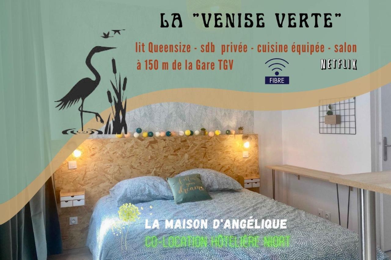 La Maison D'Angelique - Colocation Hoteliere A 150M Gare Tgv- Grande Cuisine Equipee & Salon - Fibre - Netflix นีออร์ ห้อง รูปภาพ